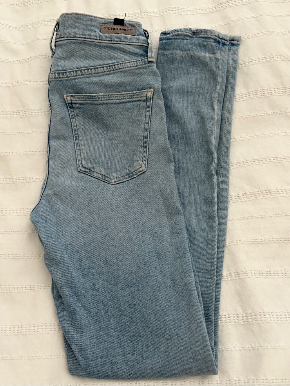 Citizens Of Humanity Light Blue High-Rise Skinny Jeans size 25